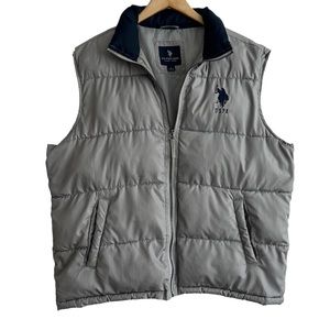 US Polo Assn. Zip Up Puffer Vest USPA (L)